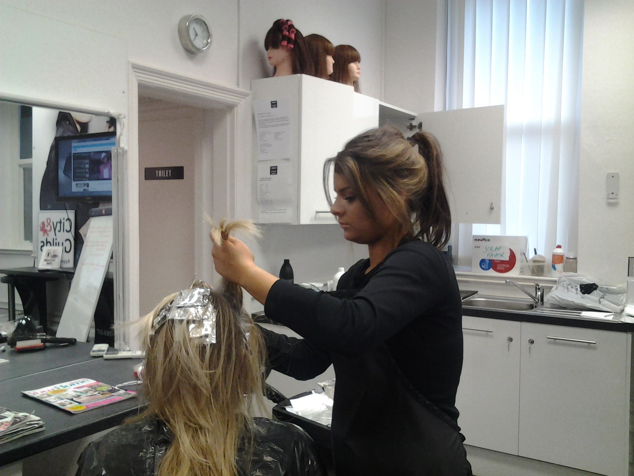 Would You Like to Be a Hairdresser When You Leave School? %